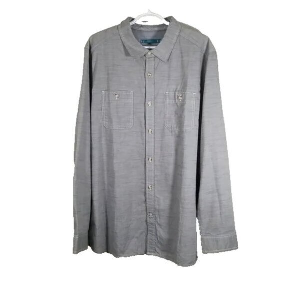The North Face Men's Casual Button Up Grey Shirt Size XL - Picture 4 of 9